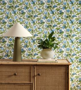 Dancing Daisies Wallpaper by Scion Cornflower