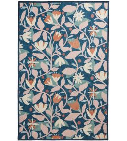 Scion Dancing Daisies rug Ink/Blush SDANDA1INKBL7615 Ink/Blush