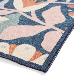 Scion Dancing Daisies rug Ink/Blush SDANDA1INKBL7615 Ink/Blush