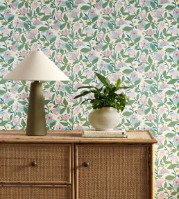 Dancing Daisies Wallpaper by Scion Lilac