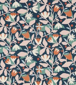 Dancing Daisies Wallpaper by Scion Midnight
