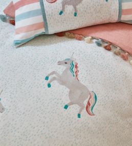 Dancing Unicorns Fabric by Villa Nova Green