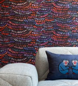 Dandelion Crane Wallpaper by Moooi Heliotrope