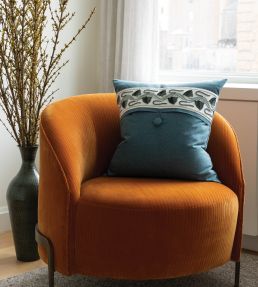 Daphne Velvet Border Trimming by Samuel & Sons Mineral