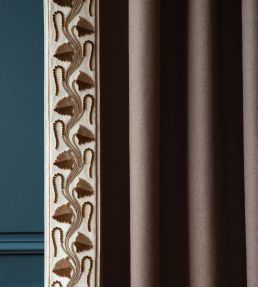 Daphne Velvet Border Trimming by Samuel & Sons Oak