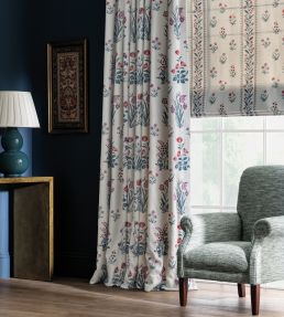 Dapuri Fabric by Nina Campbell Blue/Red