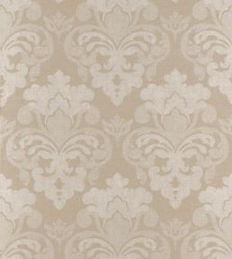 Darcey Damask Wallpaper by Anna French Beige