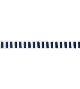 Dash Tape Trimming by Thibaut Navy on White
