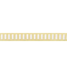Dash Tape Trimming by Thibaut White on Sunshine