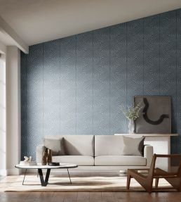 Dawning Wallpaper by Harlequin Copenhagen Blue / Ritual
