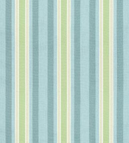 Dearden Stripe Fabric by Anna French Turquoise and Green