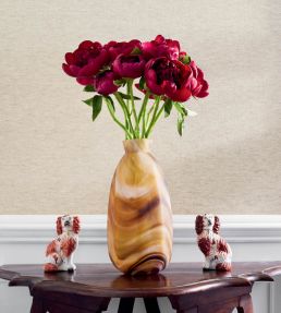 Deauville Linen Wallpaper by Anna French White