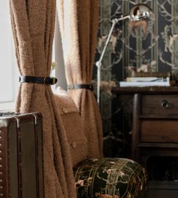 Decke Fabric by MINDTHEGAP Brown
