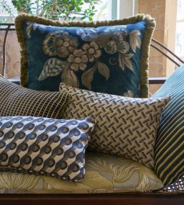 Deco Bloom in Downley Fabric by Liberty Quartz
