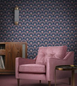 Deco Martini Wallpaper by Divine Savages Blush