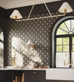 Deco Martini Wallpaper by Divine Savages Smokey Gold