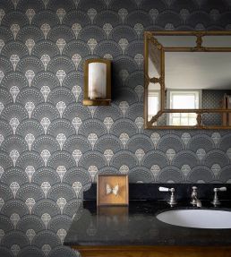 Deco Martini Wallpaper by Divine Savages Smokey Gold