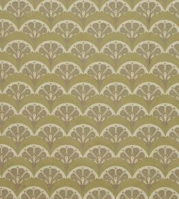 Deco Scallop in Multi Jacquard Fabric by Liberty Lichen