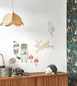 Decor Pre-Encolle Animals Forest Mural by Casadeco Naturel