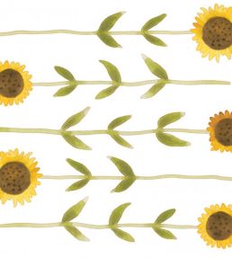 Decor Pre-Encolle Sunflower Mural by Casadeco Jaune Soleil