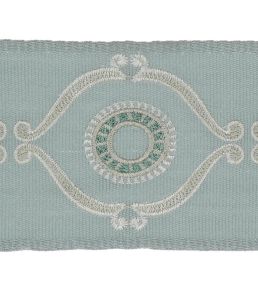 Delano Classic Braid Trimming by Colefax and Fowler Aqua