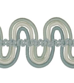 Delano Gimp Braid Trimming by Colefax and Fowler Aqua