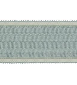 Delano Herringbone Braid Trimming by Colefax and Fowler Aqua