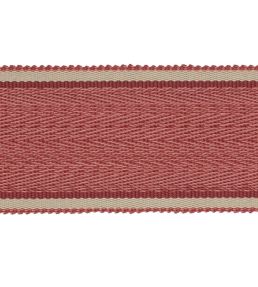 Delano Herringbone Braid Trimming by Colefax and Fowler Red