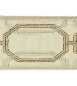 Delano Octagon Braid Trimming by Colefax and Fowler Sand
