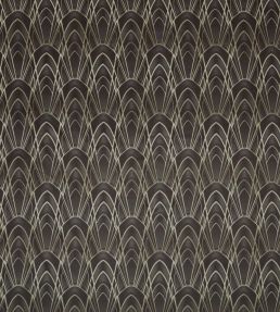 Delaunay Fabric by Ashley Wilde Graphite