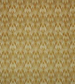Delaunay Fabric by Ashley Wilde Ochre