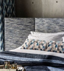 Delaunay Fabric by Clarke & Clarke Denim