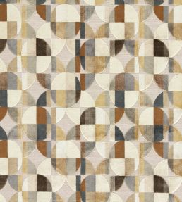 Delaunay Fabric by Clarke & Clarke Natural