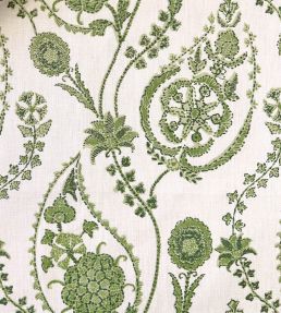 Delfyn Paisley Fabric by Ian Sanderson Parsley
