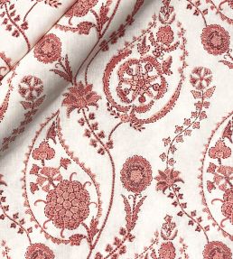 Delfyn Paisley Fabric by Ian Sanderson Sweet Rocket