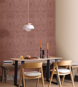 Delicacy Wallpaper by Caselio Aubergine