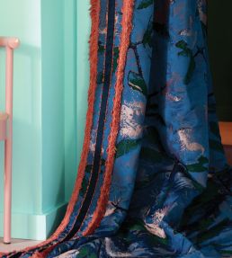 Delicat Silk Border Trimming by Samuel & Sons Gold