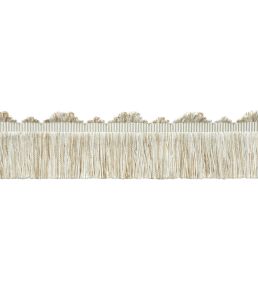 Delicat Silk Cut Fringe Trimming by Samuel & Sons Cream