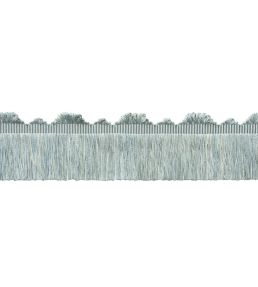 Delicat Silk Cut Fringe Trimming by Samuel & Sons Seafoam