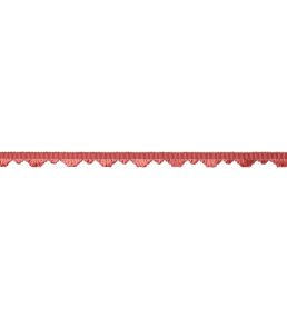 Delicat Silk Fan Edge Trimming by Samuel & Sons Coral