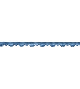 Delicat Silk Fan Edge Trimming by Samuel & Sons French Blue