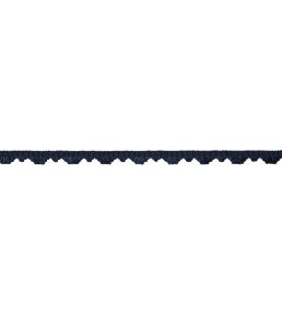 Delicat Silk Fan Edge Trimming by Samuel & Sons Navy