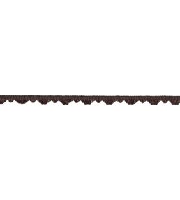 Delicat Silk Fan Edge Trimming by Samuel & Sons Walnut