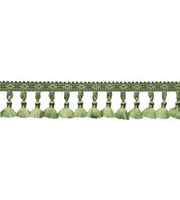 Delicat Silk Tassel Fringe Trimming by Samuel & Sons Basil