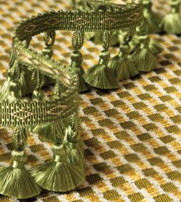 Delicat Silk Tassel Fringe Trimming by Samuel & Sons Basil