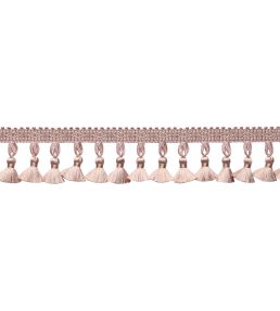 Delicat Silk Tassel Fringe Trimming by Samuel & Sons Blush