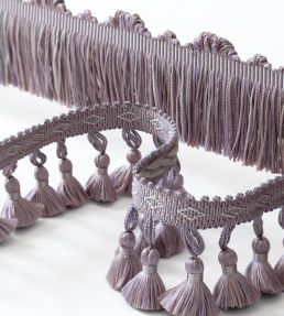 Delicat Silk Tassel Fringe Trimming by Samuel & Sons Lilac
