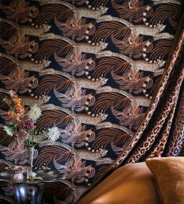Delilah Wallpaper by Romo Slate