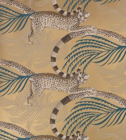 Delilah Wallpaper by Romo Vintage Gold