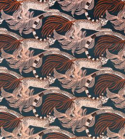 Delilah Velvet Fabric by Romo Sienna